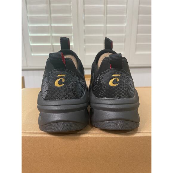 Clove Classic LX Sneaker Black Python Vegan Size 6.5 W 5 M NIB Nurses Comfy Shoe - Picture 10 of 14